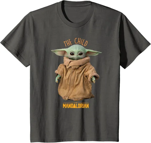 Vista 31 de Star Wars The Mandalorian Grogu The Child Photo Pose - Camiseta linda Negro