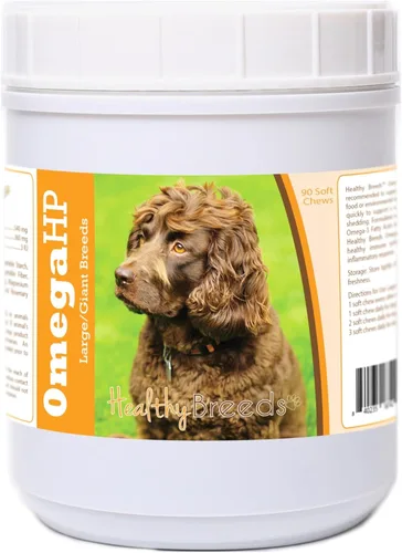 Vista 77 de Healthy Breeds Affenpinscher Omega HP - Masticables suaves para piel y pelaje, 60