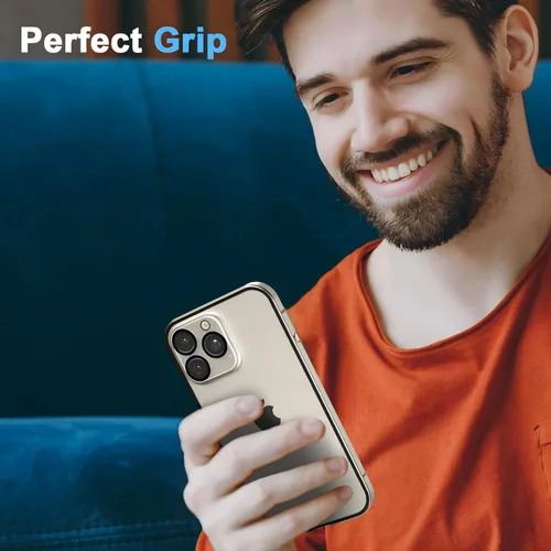 Vista 7 de Funda de privacidad de metal de titanio para iPhone 16, protector de pantalla de privacidad integrado y protector de lente de cámara, adsorción