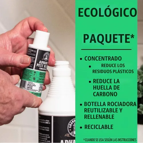 Vista 9 de Grandpa Gus's Advanced Plagagas concentrado, espray para insectos, paquete de 2, 3.7 onzas