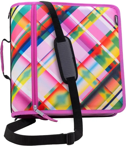 Vista 27 de Case-it Mighty Zip Tab - Carpeta escolar con cremallera Anillas en O de 3 pulgadas, capacidad de 600 hojas, carpeta de archivos expandible de 5 Un