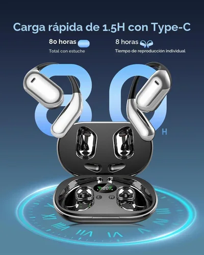 Vista 4 de CoolJumper Auriculares con traductor de idiomas AI en tiempo real, soporte de 144 idiomas para viajes y aprendizaje, auriculares Bluetooth 3 en 1