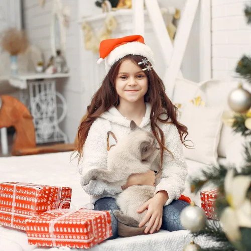 Vista 2 de PHALIN Pinzas para el cabello de Navidad para mujer, corona de copos de nieve, campanas de reno, horquillas para el pelo con diamantes de imitación