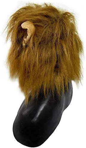 Vista 4 de HENGYUTOYMASK Máscara de látex de cabeza completa Safari Animal León Máscara Halloween Fiesta Fancy Dress Carnaval Máscaras