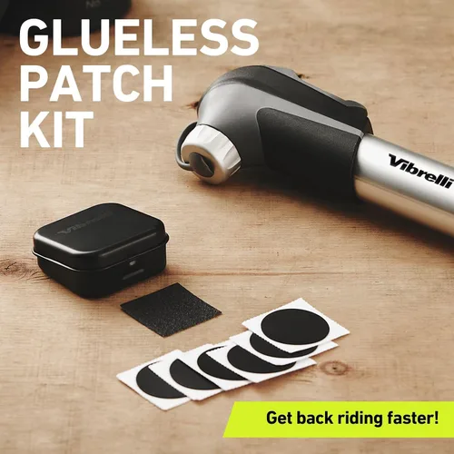 Vista 6 de Vibrelli Mini Bike Pump - Presta & Schrader Bicycle Pump - 120 PSI Tire Pump for Road & MTB - No Valve Changing Needed