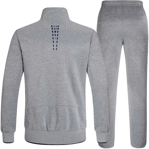 Vista 2 de TBMPOY - Ropa deportiva casual atlética traje para correr con cremallera completa para hombre
