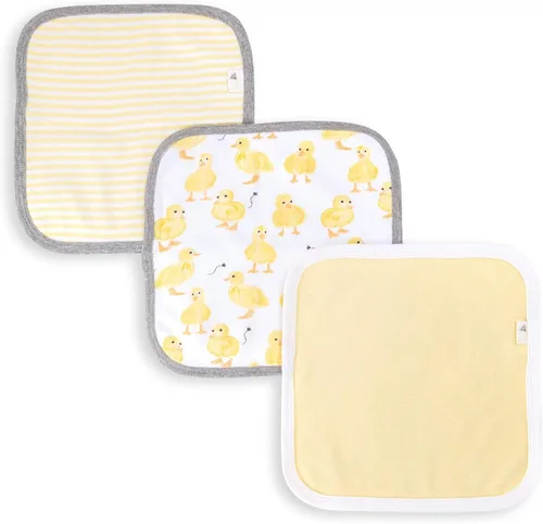 Vista 18 de Burt's Bees Baby Paños para bebés, 100% algodón orgánico de 9 x 9 pulgadas Tejido de rizo en la nube