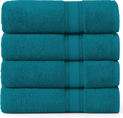Vista 75 de LANE LINEN Juego de toallas de baño de lujo, 3 piezas, 100% algodón, secado rápido, extra aborbentes, juego de toallas súper suaves, 1 toalla de Gris