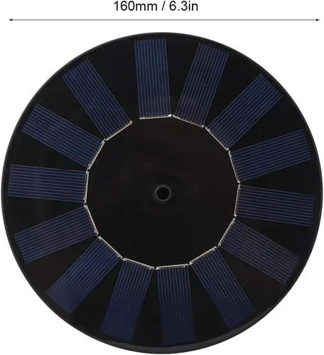 Vista 9 de Bomba de fuente de agua, equipada con paneles solares eficientes, fuente solar, piscina para baño de pájaros de estanque de jardín