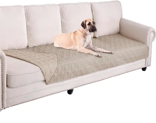 Vista 7 de Ameritex Manta Impermeable Reversible Cubierta para Cama de Perro Manta para Mascotas para Muebles Cama Sofá Sillón