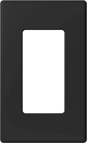 Vista 6 de ELEGRP Placas de pared decorativas sin tornillos de 1 banda, cubierta de placa frontal termoplástica irrompible para interruptor de salida