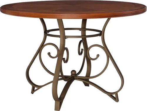 Vista 10 de Powell Hamilton Dining - Juego de 5 piezas, color cereza mediana