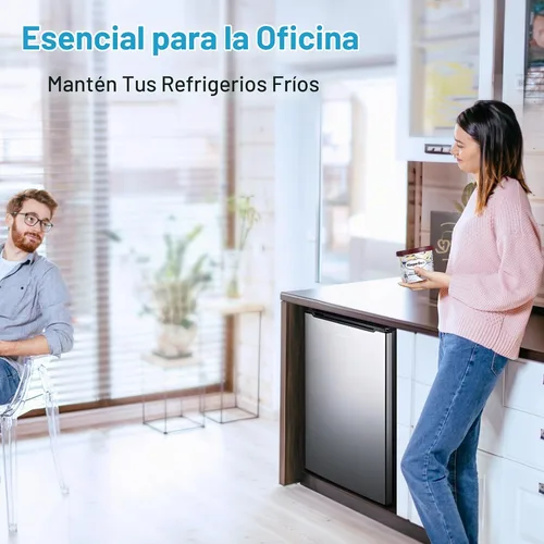 Vista 8 de Anypro Mini Congelador Vertical Compacto de 3 Pies Cúbicos con 3 Puertas de Cajón Desplegables y Termostato Ajustable, Congelador Vertical Pequeño