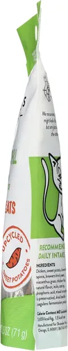 Vista 3 de Shameless Pets Golosinas para gatos con Catnip y pollo para la salud digestiva, crujientes