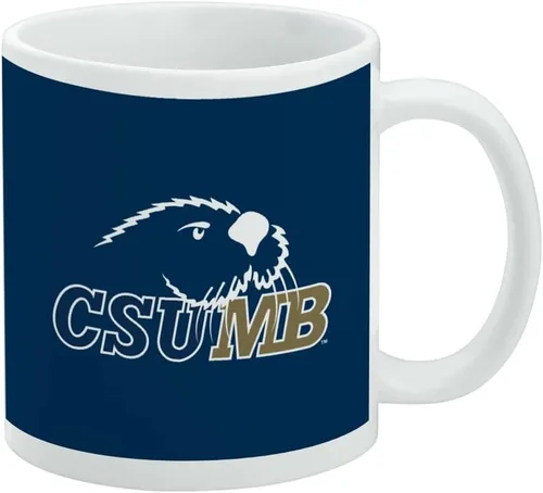Vista 396 de Taza de cerámica con el logotipo principal de la Universidad Rider, taza de regalo novedosa para café, té y bebidas calientes, 11oz, blanca