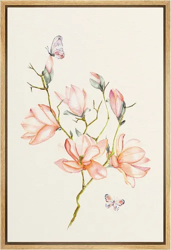 Vista 36 de NWT Juego de impresiones enmarcadas para pared, ramo de flores amarillas, capullos de flores amarillas, ilustraciones de plantas florales, arte