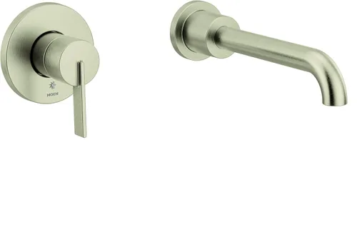 Vista 10 de Moen Cia WT6221BG - Grifo de bañera de un solo mango dorado cepillado con alcance de boquilla de 10 pulgadas, relleno de bañera de alto flujo