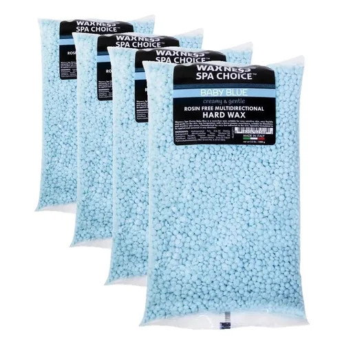 Vista 3 de Waxness Spa Choice - Multidireccional sin colofonia, color azul bebé, 2.2 lb / 1 kg