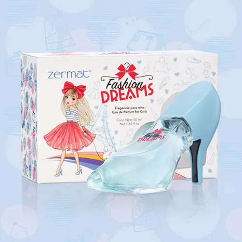 Vista 2 de Zermat, Perfume para niña, sueños de moda, floral - aroma afrutado, 1.69 onzas líquidas, perfume para niñas