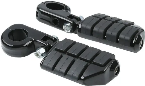 Vista 3 de Green-L Estriberas universales para motocicleta de 1 1/4 pulgadas con abrazadera P para Harley Sportster Softail Dyna Touring Road King Street Glide
