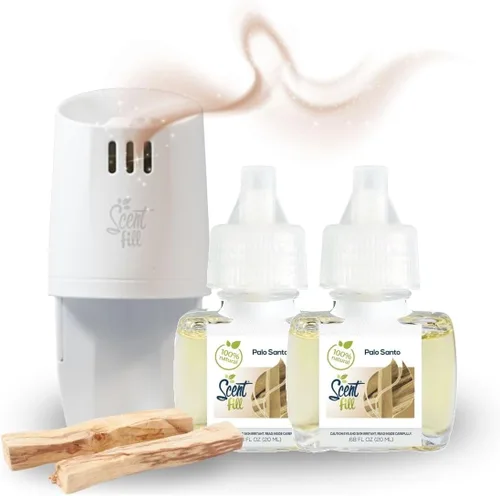 Vista 13 de Scent Fill Ambientador Enchufable de Glaciar 100% Natural, Repuestos de Aceite Perfumado, 2 Repuestos + Difusor