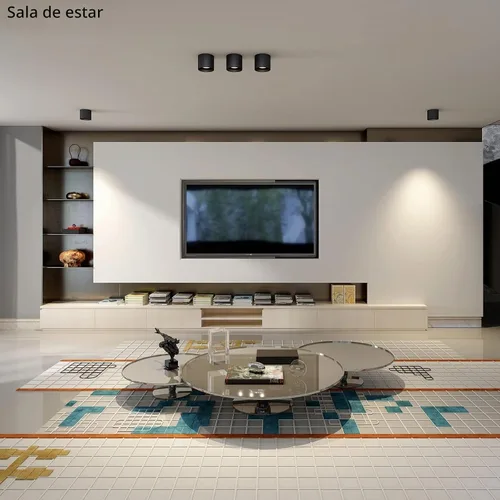 Vista 3 de Lámpara de Techo, Luces de Techo de Montaje al Ras LED Regulables Luz de Techo Cilíndrica Luz Puntual para Sala de Estar Pasillo Cocina Comedor