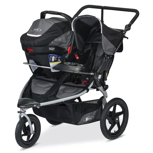 Vista 3 de BOB Gear Adaptador de asiento de coche infantil para cochecitos BOB Duallie Jogging