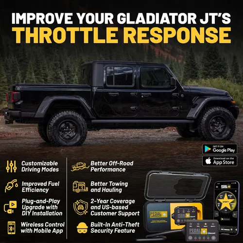Vista 2 de PEDAL COMMANDER Controlador de aceleración para Jeep Gladiator JT 2020-2025
