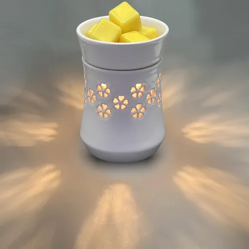Vista 10 de Calentador de cera para velas perfumadas, calentador eléctrico de fragancia y aceite, calentador de velas 3 en 1 para oficina, dormitorio, regalo