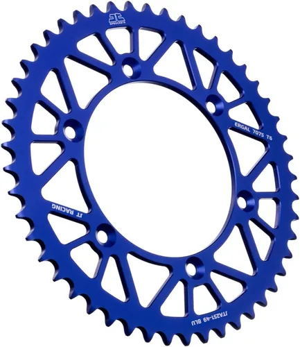 Vista 7 de JT Sprockets JTA251.48BLK Racelite Negra Anodizada de Aluminio 7075 T6 Piñón Trasero, Simple