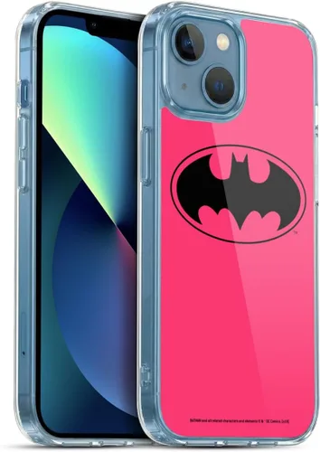 Vista 405 de Head Case Designs Funda de gel con licencia oficial de Batman DC Comics Bat Signal Logos [protección de grado militar] compatible con Apple iPhone 7