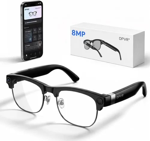 Vista 11 de Gafas inteligentes G1 AI con cámara y Bluetooth, gafas de grabación de video de 8MP Camera glasses with AI translation, visual recognition, voice
