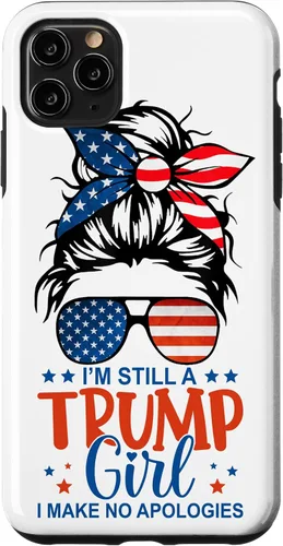 Vista 13 de I'm Still A Trump Girl I Make No Apologies Trump 2024 Women Case for iPhone 17