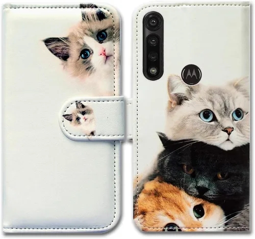 Vista 20 de Bcov Funda para Moto G Power 2020, Motorola G Power, funda de piel con tapa y soporte para ranura para tarjeta y soporte para Motorola Moto G Power