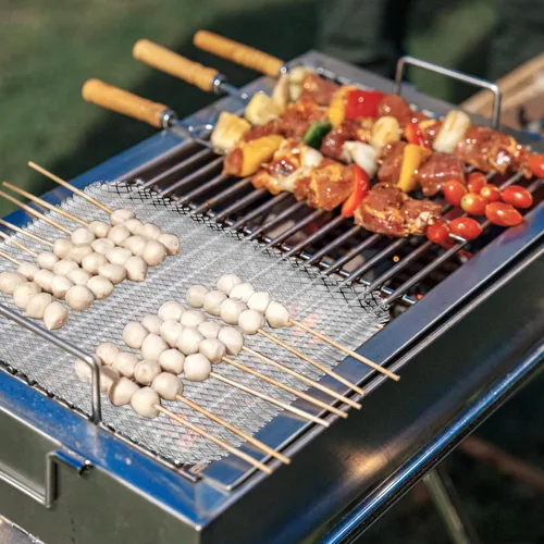 Vista 6 de Cubierta para Parrilla, Cubiertas de Parrilla BBQ Desechables, Paquete de 10 Cubiertas para Parrilla para Parrilla al Aire Libre, Forros de Parrilla
