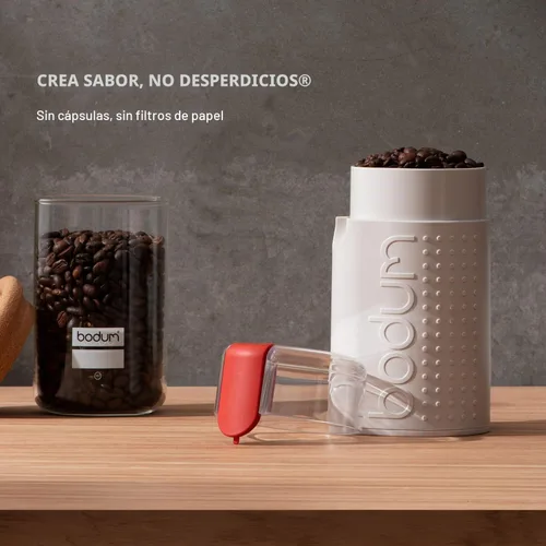 Vista 6 de Bodum Bistro - Molinillo de café eléctrico con cuchilla, color blanco