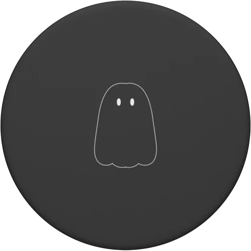 Vista 3 de Lindo fantasma de Halloween antracita PopSockets intercambiables PopGrip