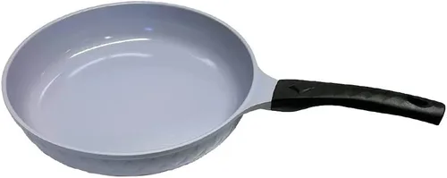 Vista 4 de HECHO EN COREA Revestimiento de cerámica interior de 12 pulgadas, sartén exterior Wok de cocina