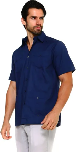 Vista 6 de Mojito Collection Short Sleeve Ramie Linen Guayabera