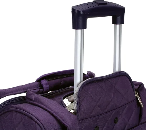 Vista 40 de Rockland Melrose - Maleta con ruedas, de porte vertical, para caber debajo del asiento, Rojo), BF31-RED