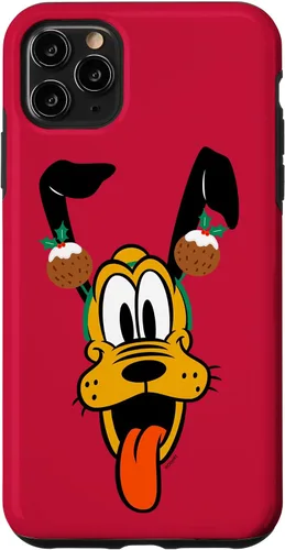Vista 13 de Disney Plutón - Funda para iPhone 17 con diadema de pudín navideño
