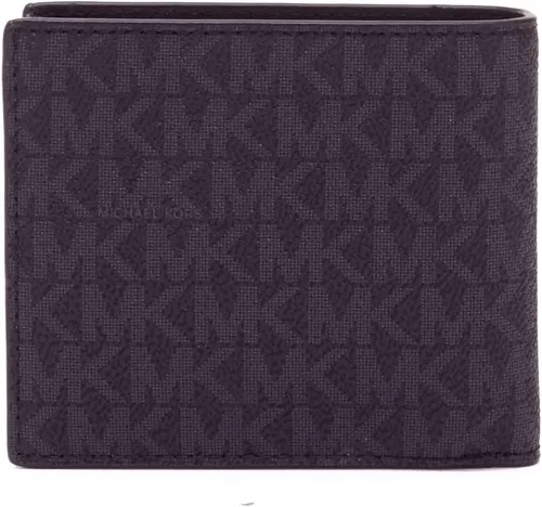 Vista 3 de Michael Kors Greyson Logo Billfold Slim Billetera, Negro -, Cartera delgada