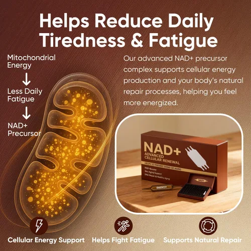 Vista 2 de NAD+Renovación Celular Avanzada, 1200 mg NAD+Suplementos Líquidos para Apoyo al Envejecimiento de la Piel y Energía y Focus-10 Viales (1)
