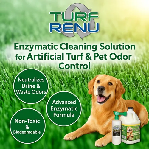 Vista 2 de Tr10101 Solución de limpieza bio-enzimática para césped sintético/artificial y control de olores de mascotas, 1 galón, paquete de 2