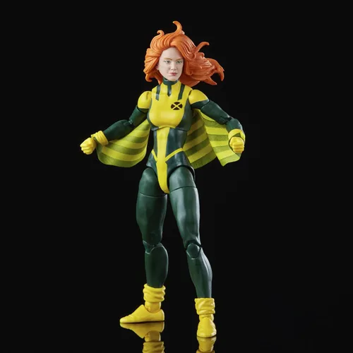 Vista 2 de Marvel Legends Series X-Men Siryn Figura de acción coleccionable de 6 pulgadas, 2 accesorios y 1 pieza Build-A-Figure