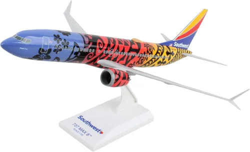 Vista 2 de SkyMarks Southwest 737 MAX 8 IMUA One 1:130 Modelo a partir de 14 años Official Southwest "Imua One" 1:130 model with detailed Hawaiian graphics