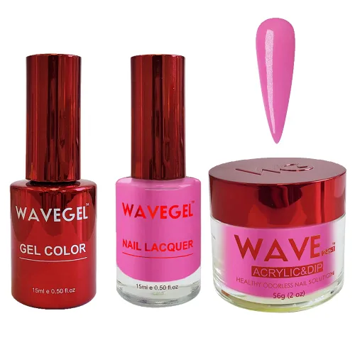 Vista 89 de WAVEGEL - Juego de gel de remojo, laca de uñas y polvo acrílico y polvo de inmersión a juego - Colección Queen - #001 Negro sedoso