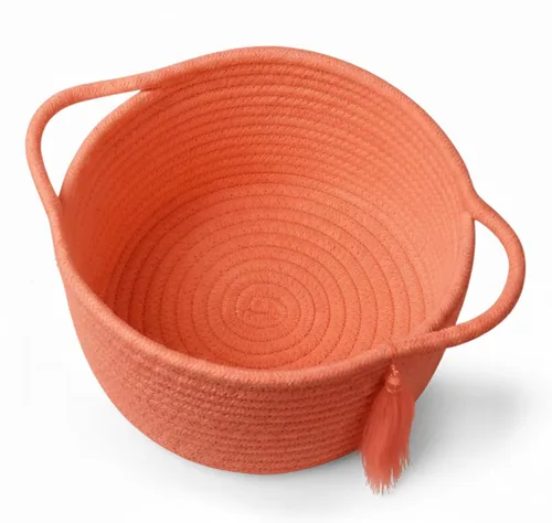 Vista 16 de Cestas de regalo grandes vacías para llenar, bonita canasta tejida para adolescentes, mujeres, baby shower, cubo de juguetes pequeño decorativo