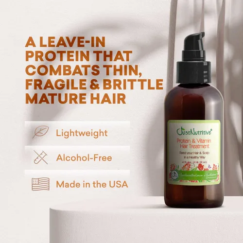 Vista 4 de Tratamiento capilar con proteínas y vitaminas Solución para el crecimiento y engrosamiento del cabello Prevención de pérdida de cabello