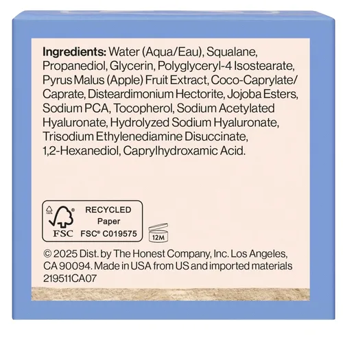 Vista 10 de Honest Beauty Paquete de hidrogel Crema de hidrogel hidratante + suero de ácido hialurónico de hidratación profunda Suave para pieles sensibles